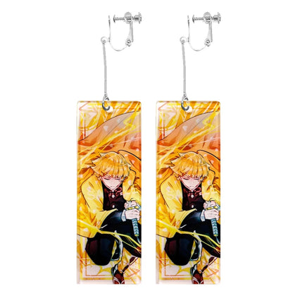 Acrylic Demon Drop Long Earrings