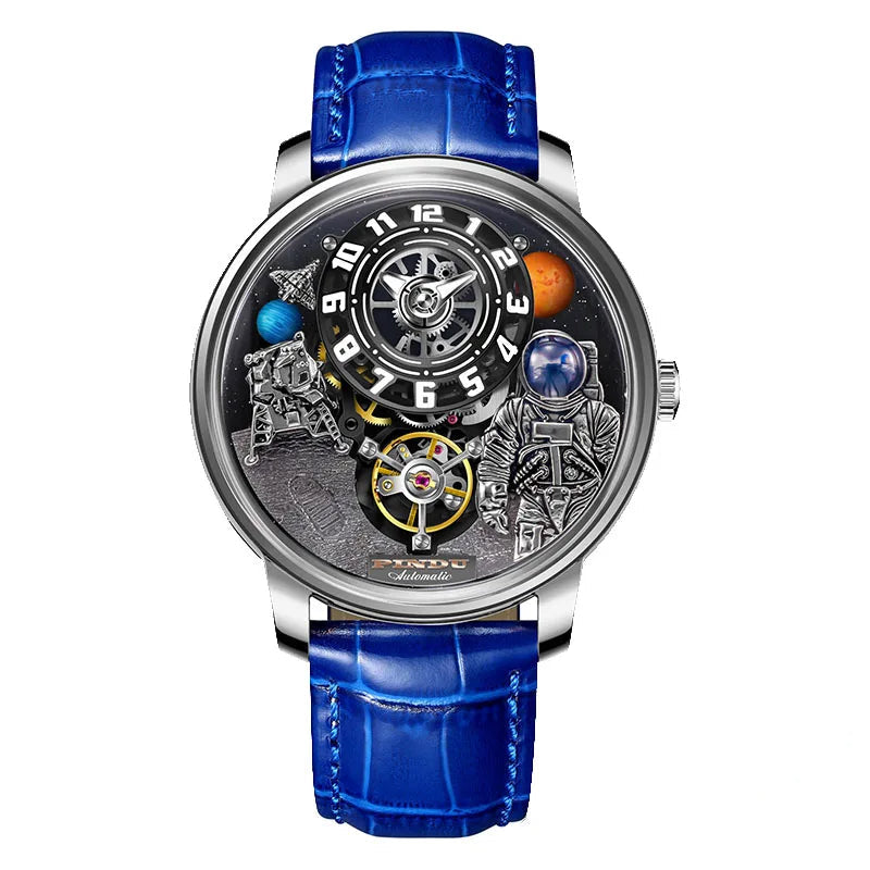 Luxury Robot Astronaut Space Sapphire Luminous Waterproof Watches