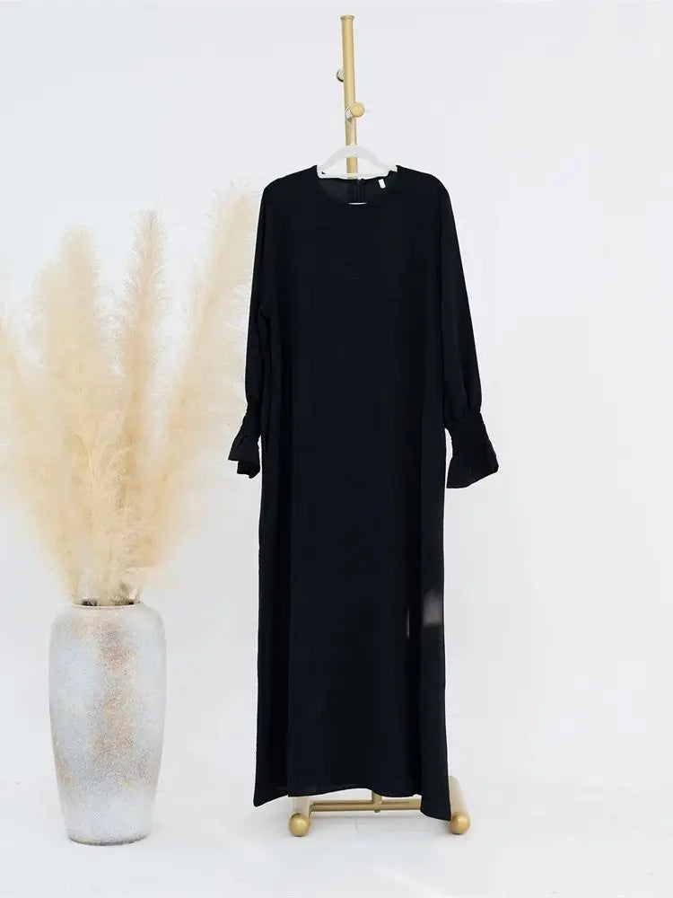 Jersey Solid Modest Under Abaya Islamic Robe