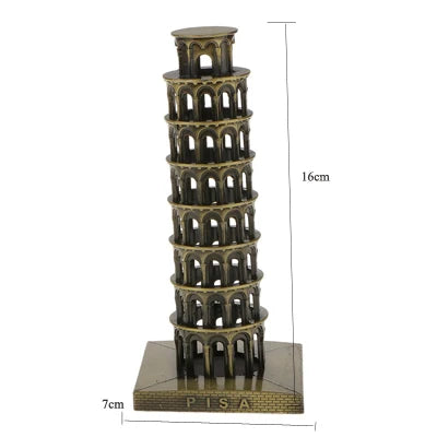 Metal Architecture Figurine World Famous Landmark Building