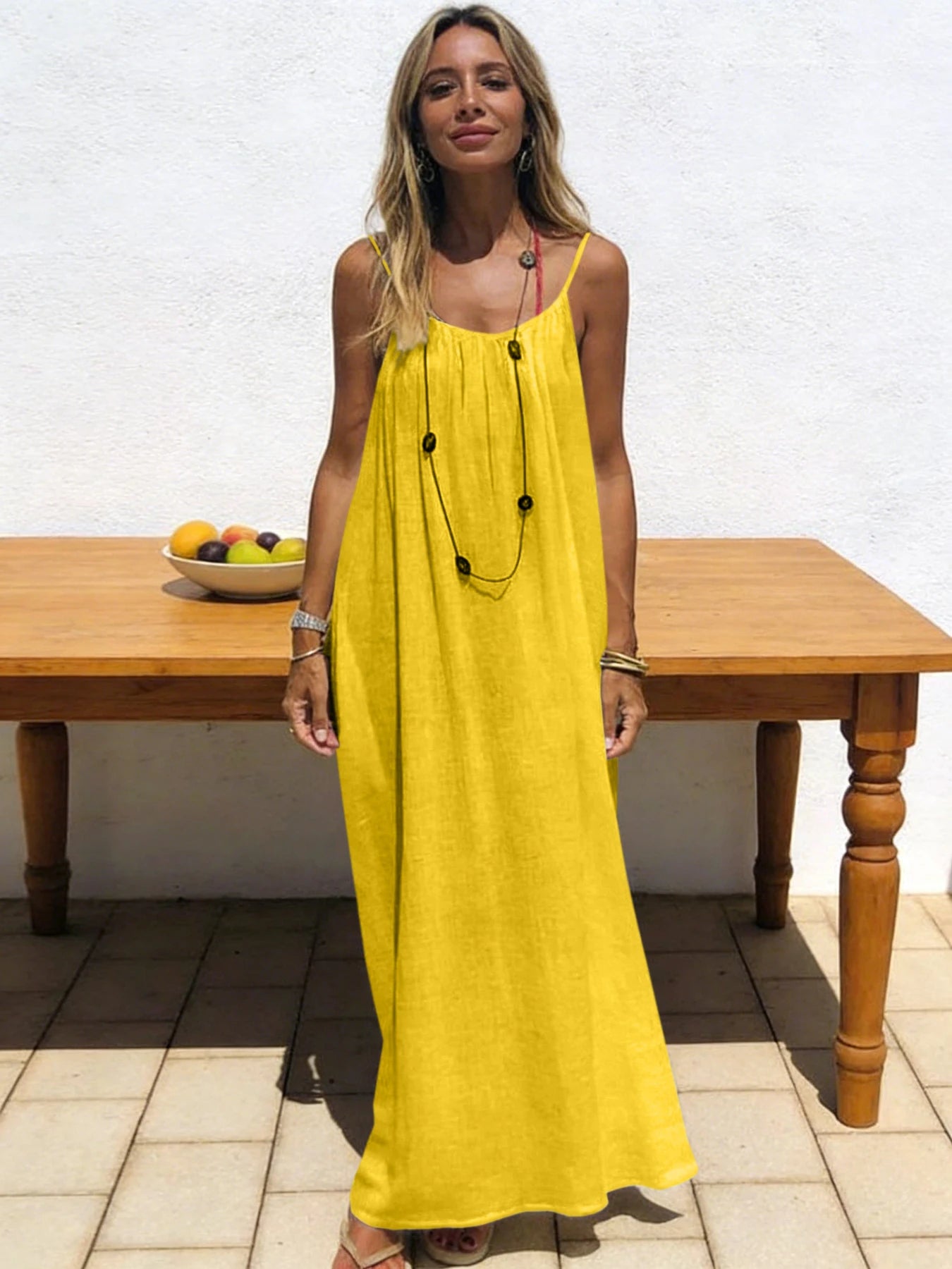 Strapless Backless Long Loose Sleepwear Maxi Dress Pajamas