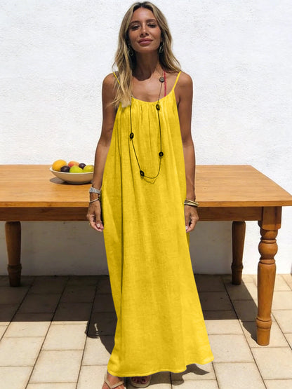 Strapless Backless Long Loose Sleepwear Maxi Dress Pajamas