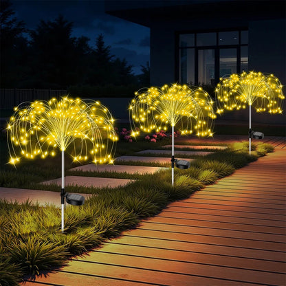 LED Garden Solar Lights Dandelion Outdoor Waterproof Courtyard Decor
