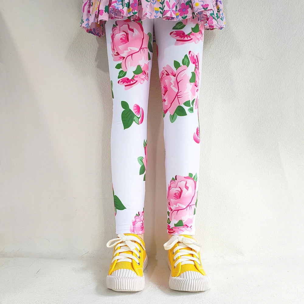 Summer Skinny Slim Elasticity Leggings Pencil Pants 2-13 YEAR