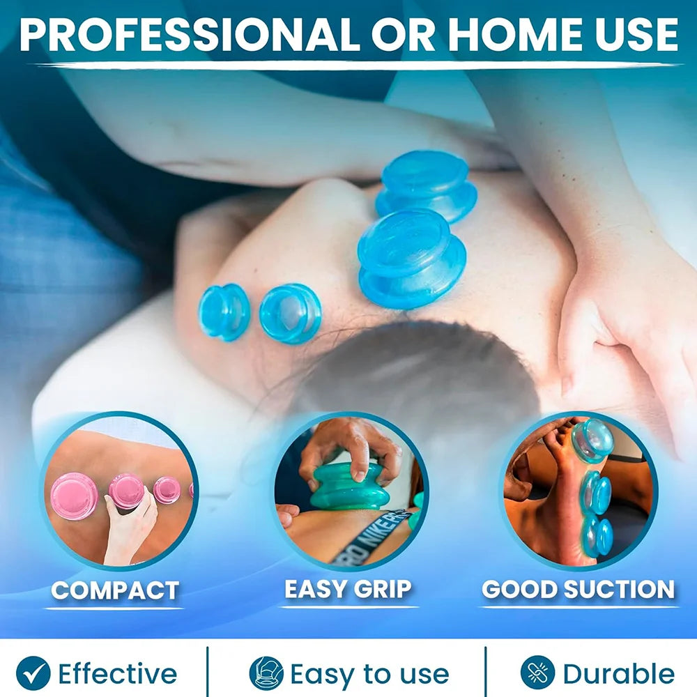 Silicone Cupping Professional Massage Set