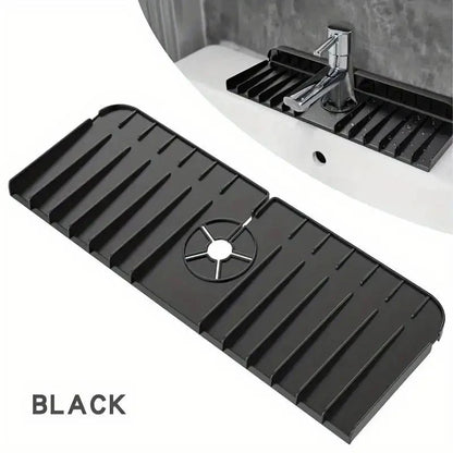 Silicone Faucet Mat Dish Soap Sponge Holder Sink
