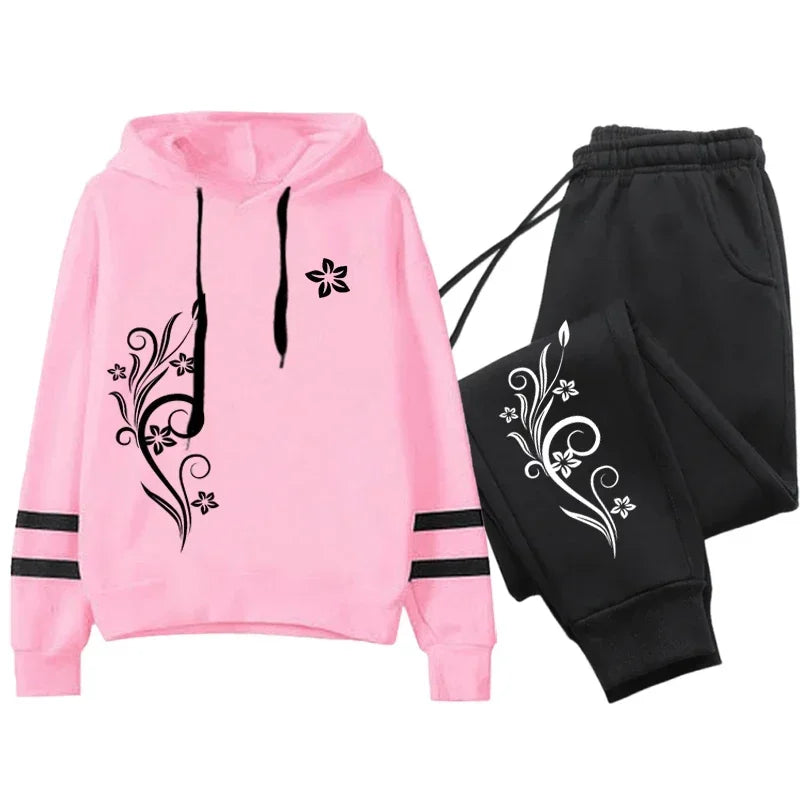 Outdoor Autumn Winter Hoodies Casual Stripe Sweatshirt Jogging