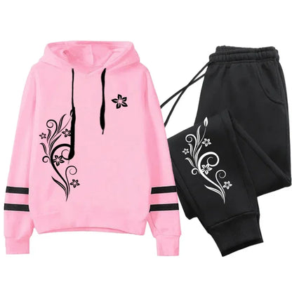Outdoor Autumn Winter Hoodies Casual Stripe Sweatshirt Jogging