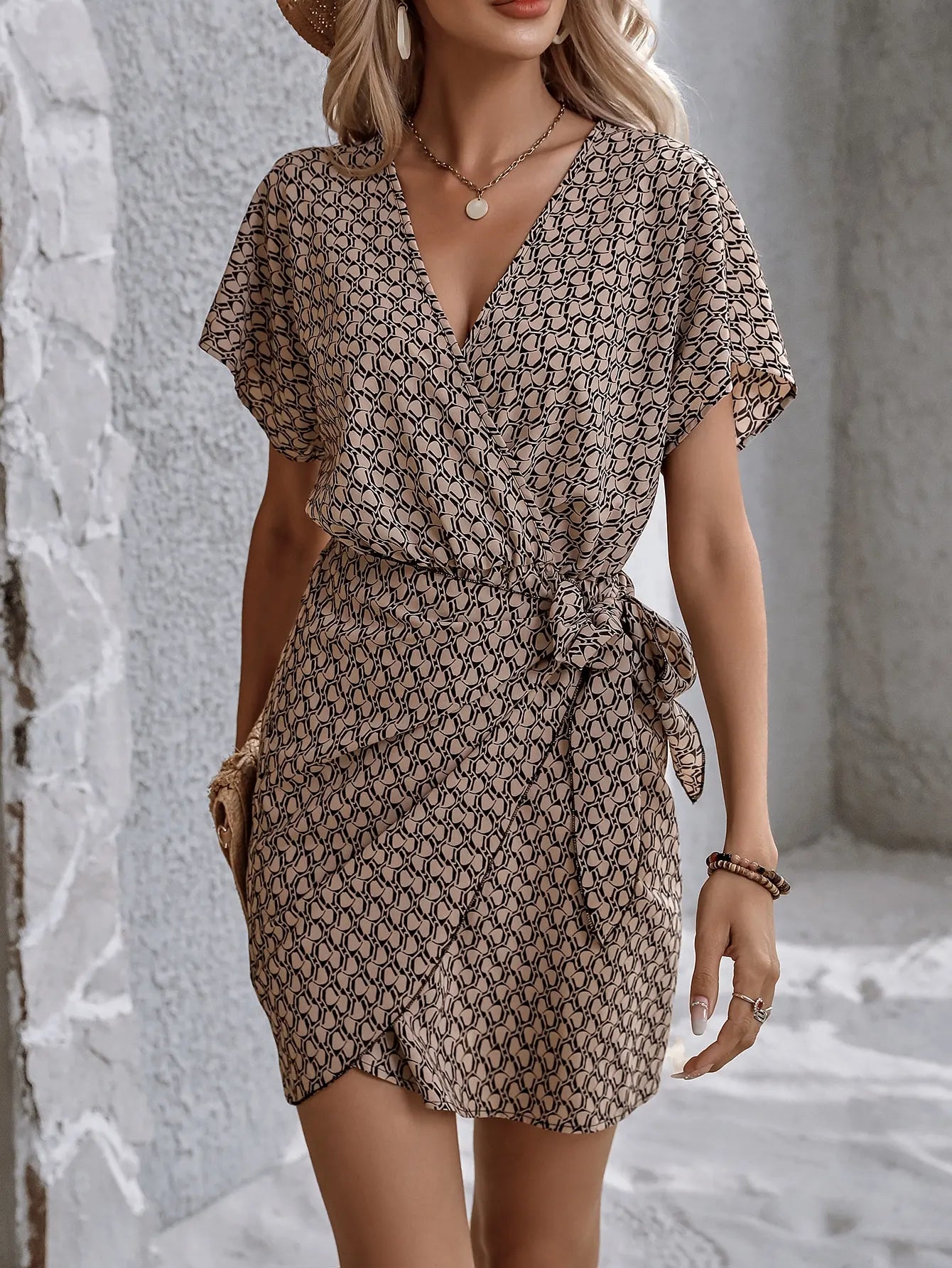 Cross border sexy waist up dress
