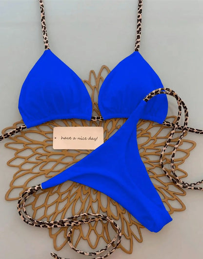 Swimsuit Swimwear Leopard Sexy Bikini Set
