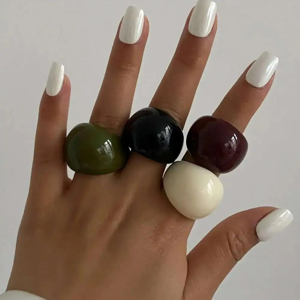 Trend Boho Geometric Rings