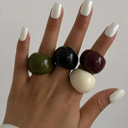 Trend Boho Geometric Rings