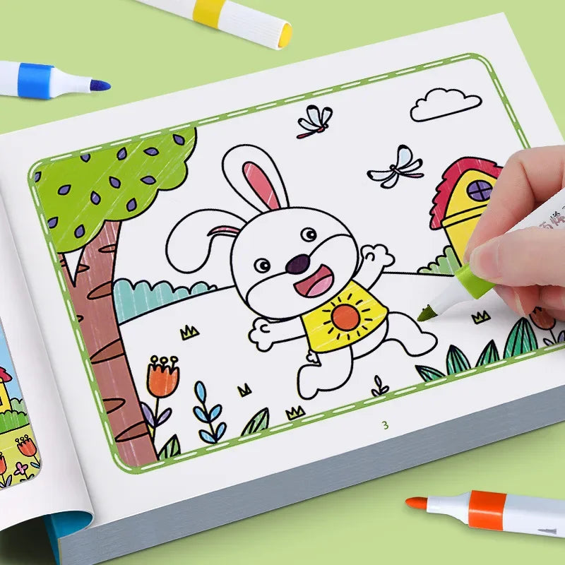Cartoon Animal Drawing Book Children's Coloring Book