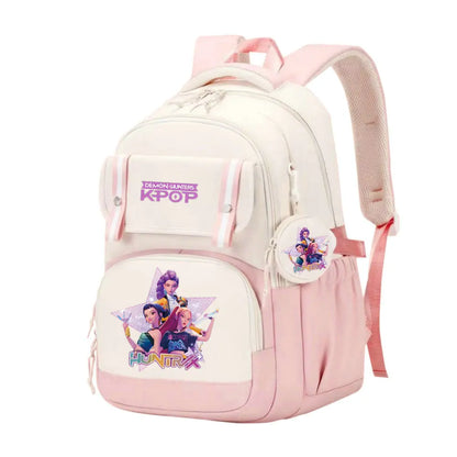 KPop Demon Hunters School Bag Backpack Zipper Bookbag