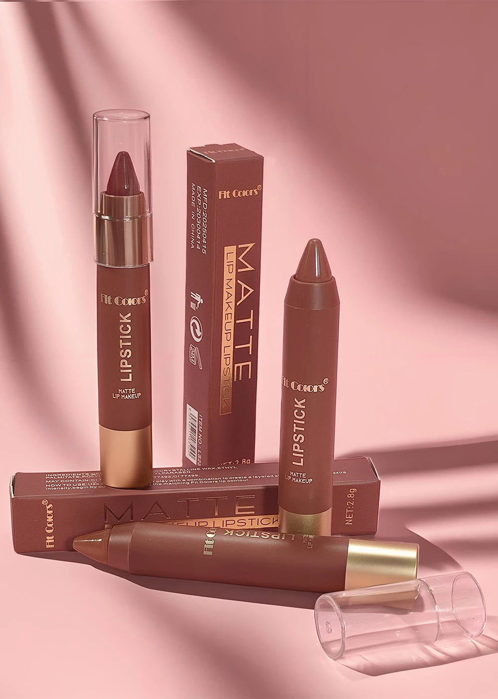 FIT COLORS Matte Soft Mist Lip Liner Lipsticks