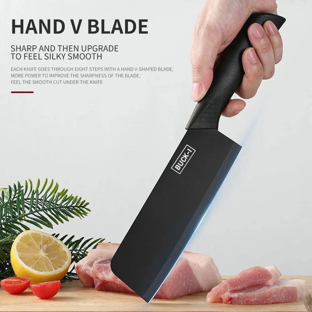 6pcs Kitchen Knife Set with Knife Holder