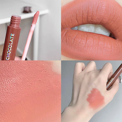 Chocolate five lip glaze set Mist matte lipstick