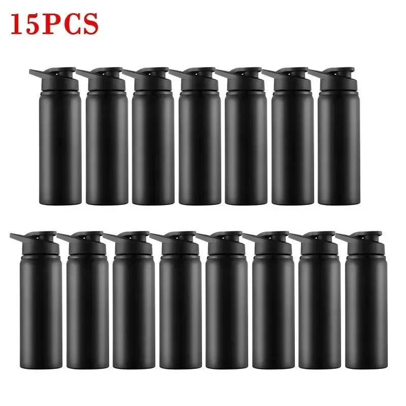 1-15PCS Portable Stainless Steel Bicycle Water Bottle