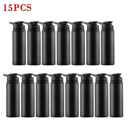 1-15PCS Portable Stainless Steel Bicycle Water Bottle