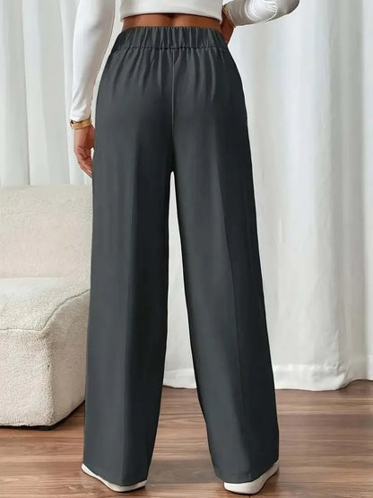 High Waist Wide Leg Pants