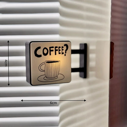 Mini Lightbox Fridge Magnet Coffee