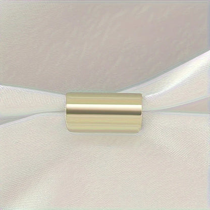 Simple Long Tube Geometric Stainless Steel Ear Clip