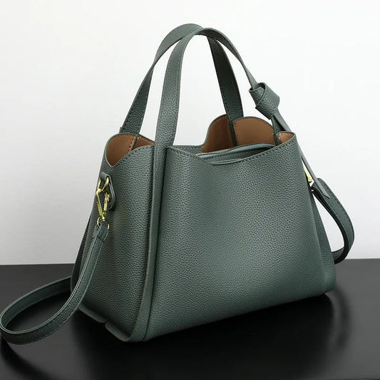 Retro Texture Large Capacity Shoulder Bag