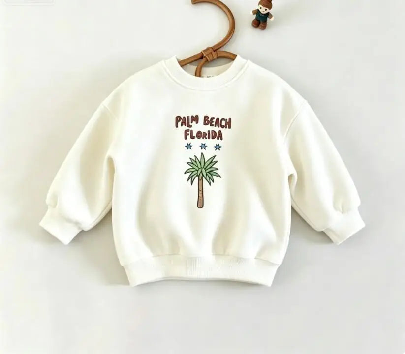 Toddler Sweatshirt With Stylish Print Soft Sport Clothing Pullover Hoodies