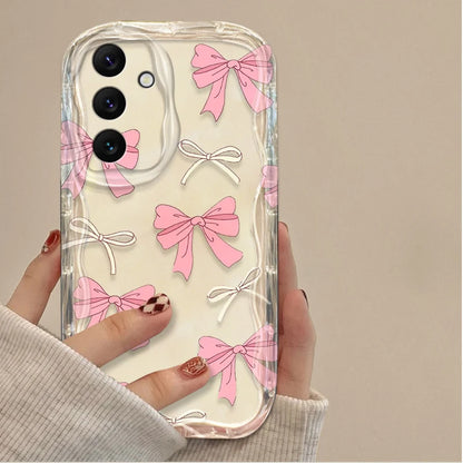 Black Bowknot Heart Case for Samsung Galaxy