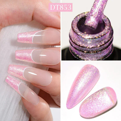 7ml Red Series Gel Nail Polish Glitter