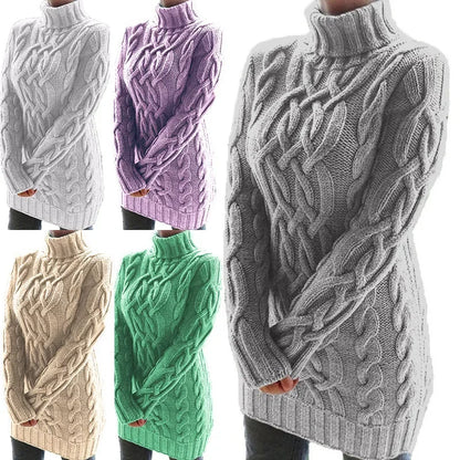 Turtleneck Thickened Twist Sweater