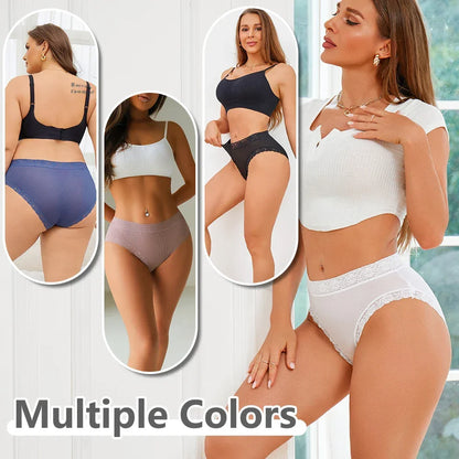Plus Size Sexy Briefs Striped Lingerie
