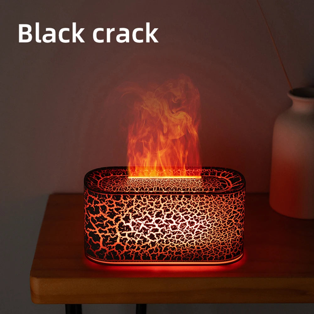 Flame Essential Oil Colorful Flame Diffuser Humidifier