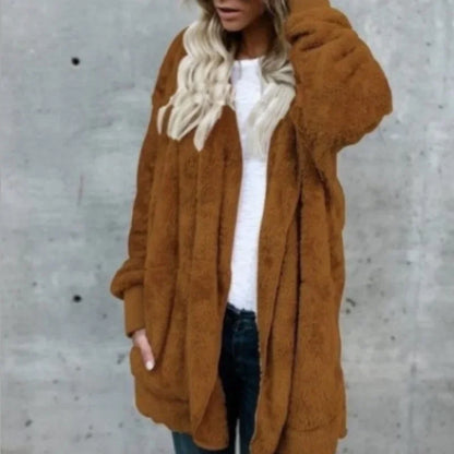 Double-faced Fur Fleece Faux Fur Thick Coat