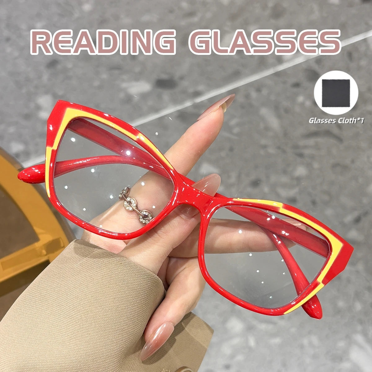 Cat Eye Reading Anti-blue Light Blocking Blue Light Readers Eyeglasses