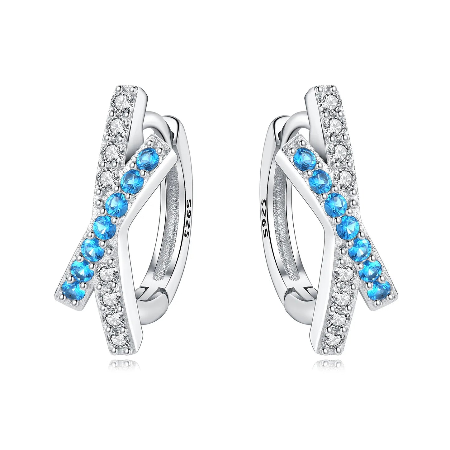 DANA 925 Sterling Multi-layer Hoop Earrings