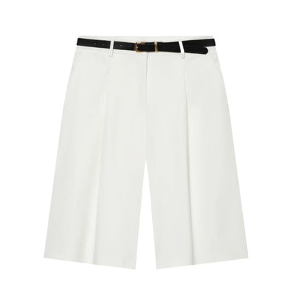 High Waist Summer Casual Wide Leg Straight Pants