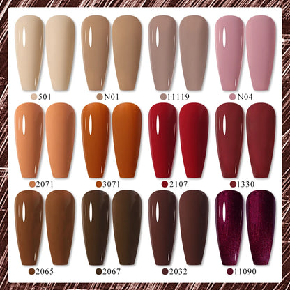 Red Brown Color Gel Nail Polish