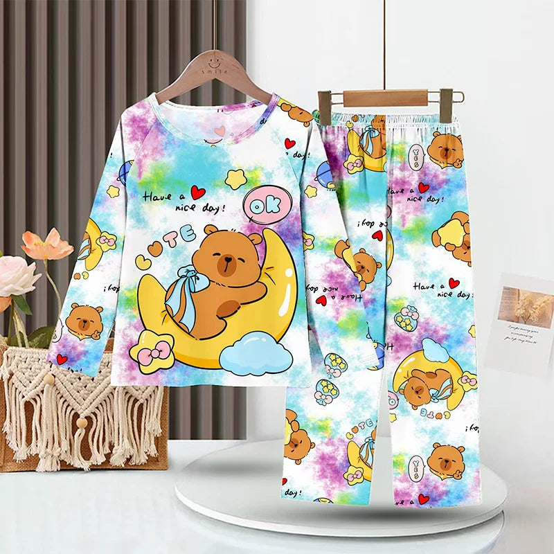 Sleepers Cartoon Boutique Long Sleeve 3 4 5 6 7 8 9 10 11 12 Yrs Pajamas