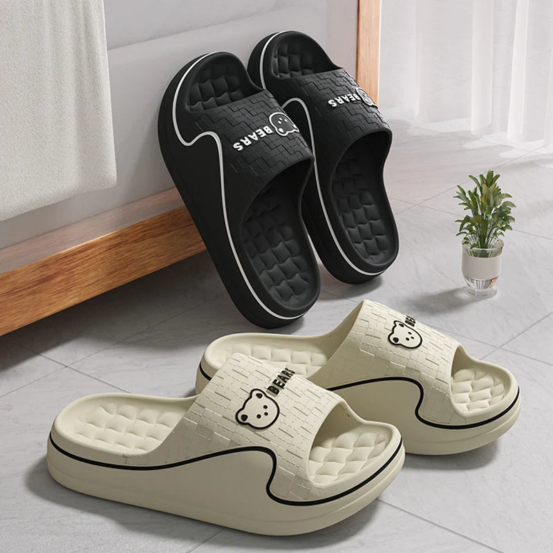 Cute Cartoon EVA Indoor Bathroom Soft Sole Non-slip Slippers
