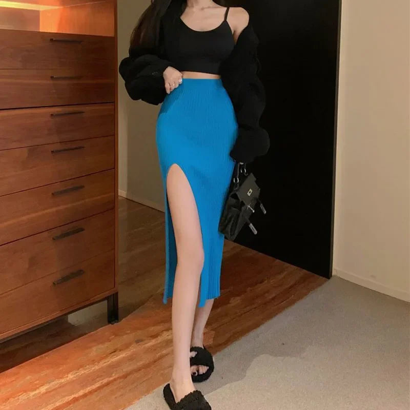 Sexy Long Slim Fit Hip Midi Skirt