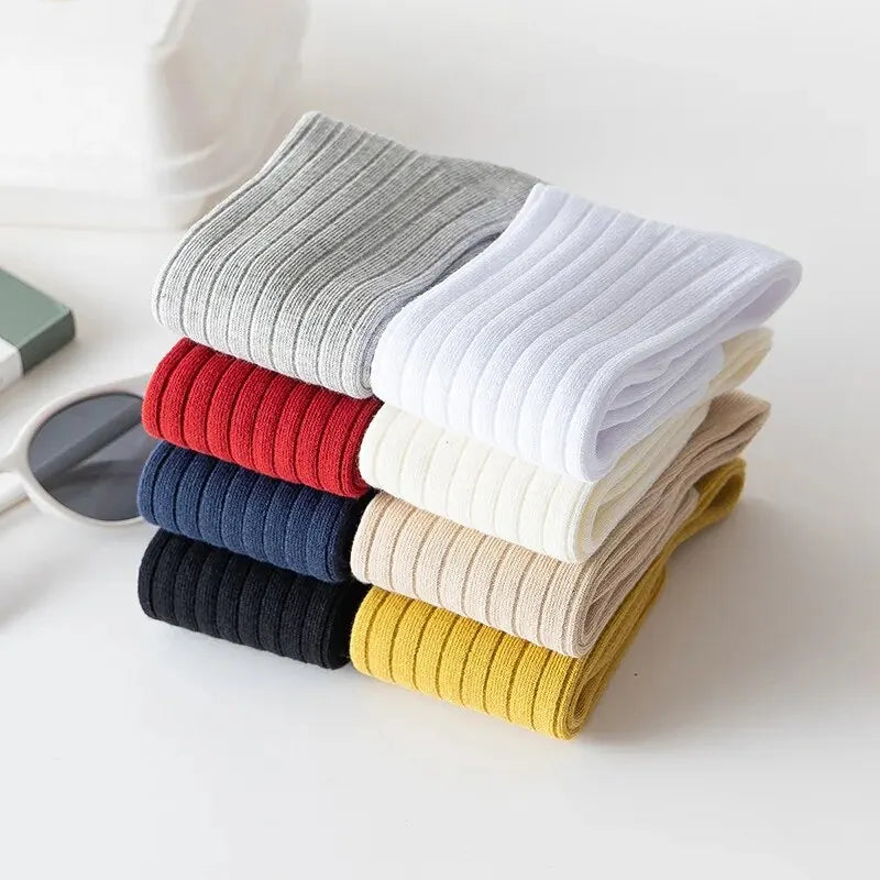 3Pairs/Lot Baby Knee High Soft Cotton Long Sock