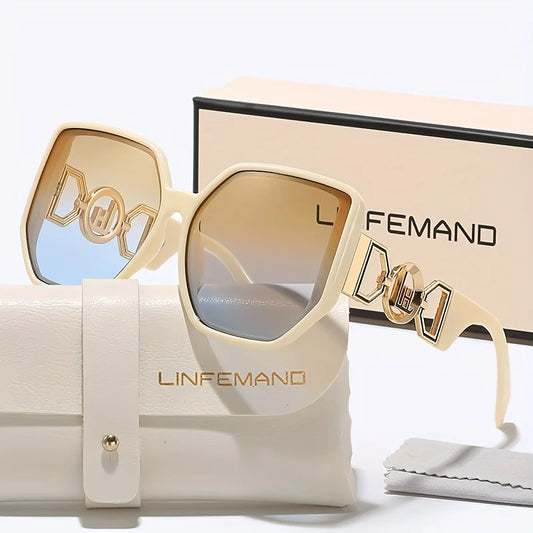 Large Square Decorative UV400 Sunglasses