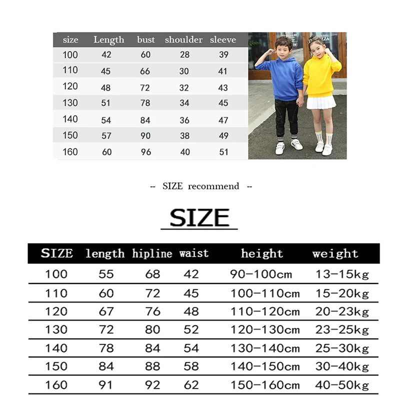 Hooded Mira Rumi Zoey  Girl Cute Casual Sports Cartoon Sweater Set
