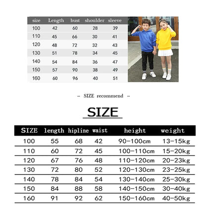 Hooded Mira Rumi Zoey  Girl Cute Casual Sports Cartoon Sweater Set