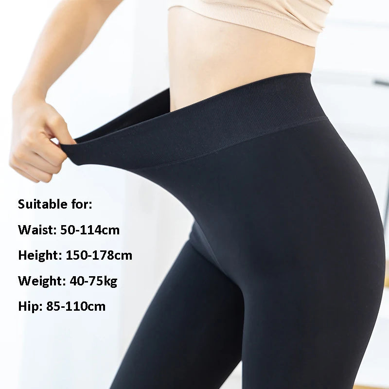 Warm Thicken Velvet Elastic High Waist Leggings Tights Skinny Sexy Socks Leggings