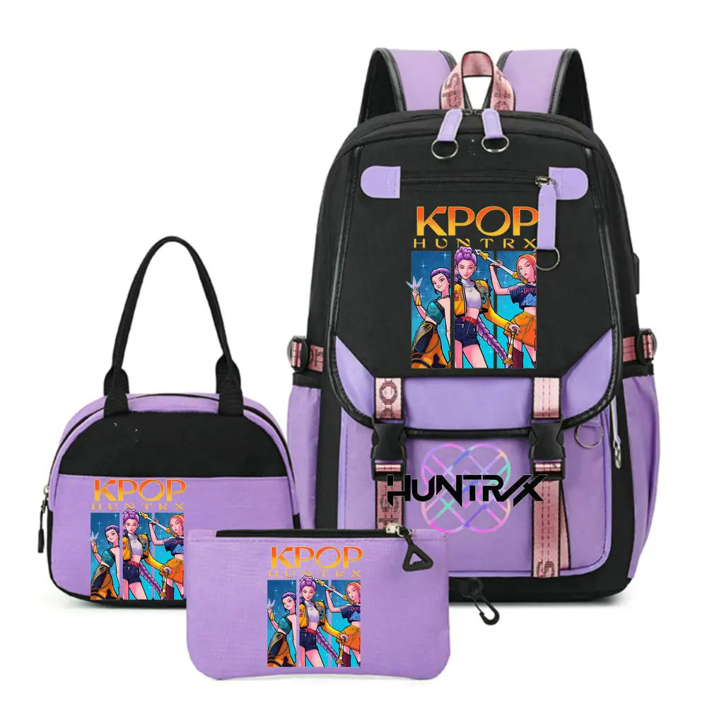 KPop Demon Hunters Backpack Schoolbag