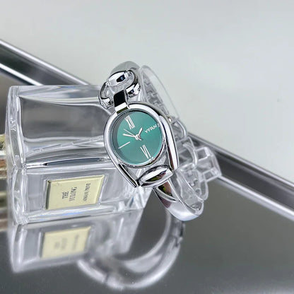 Retro Button Wristband Bracelet Quartz Watch Bracelet