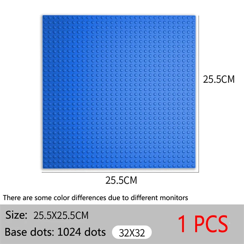 Baseplate 32x32 16X32 Dots Classic Brick Plate Building Blocks