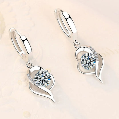 DANA 925 Sterling Crystal Zircon Earrings